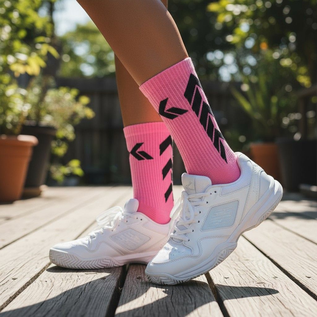 GWONN - UltimateGripPro Socks, Size: M (EU 39-42 / US 6.5-9 / UK 6-8), Color: Pink