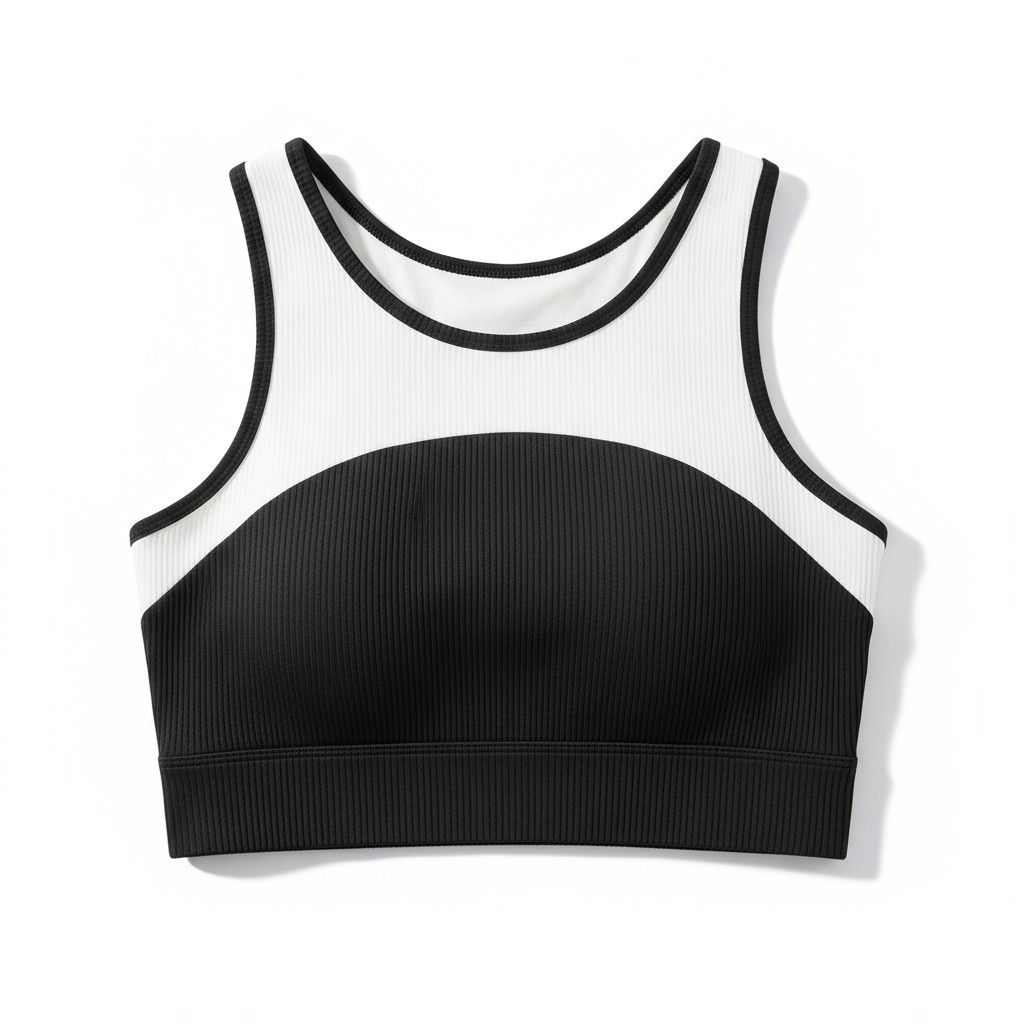 GWONN - MOON RISE TOP, Color: Black/White, Size: M