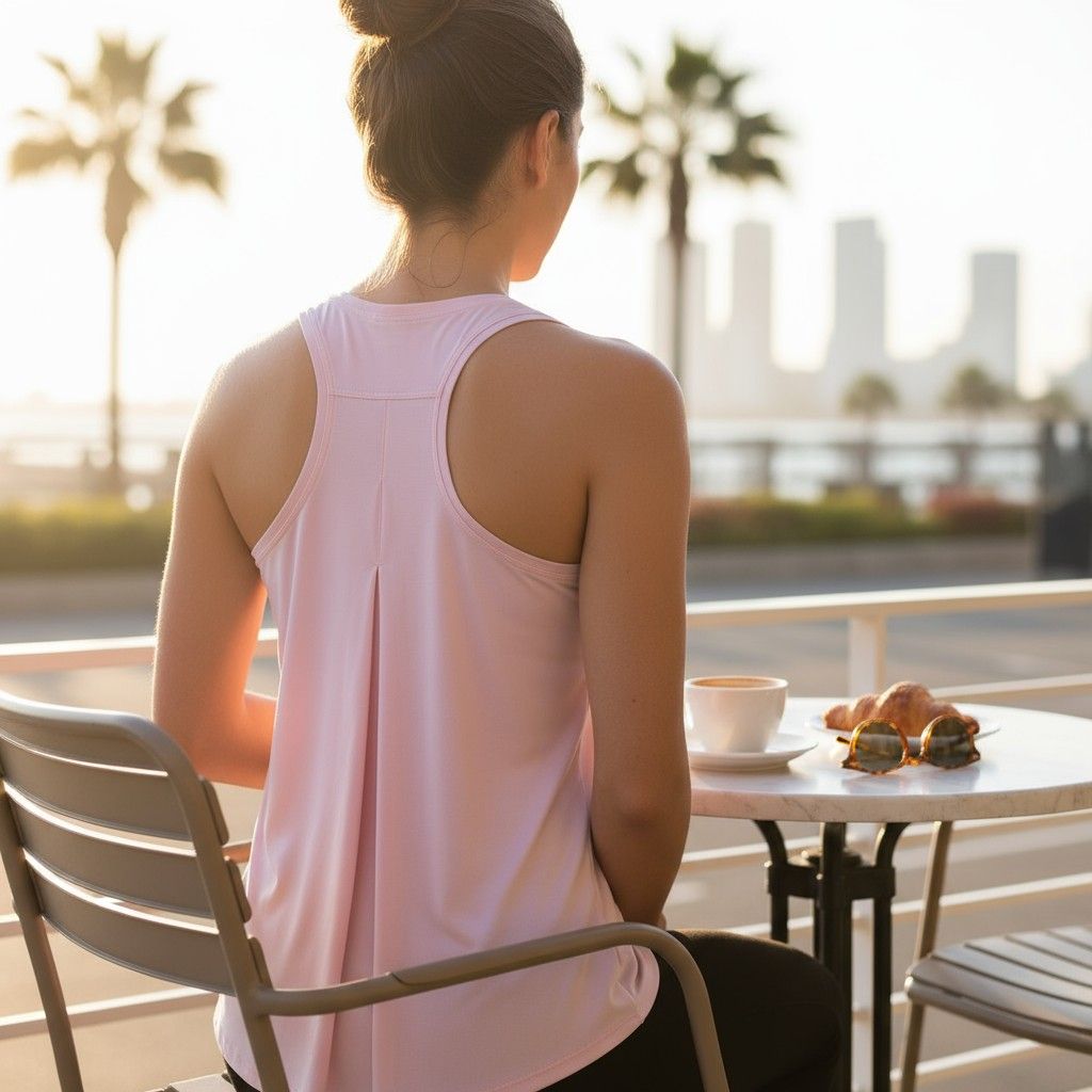 ​GWONN – TANK TOP with Back Pleat