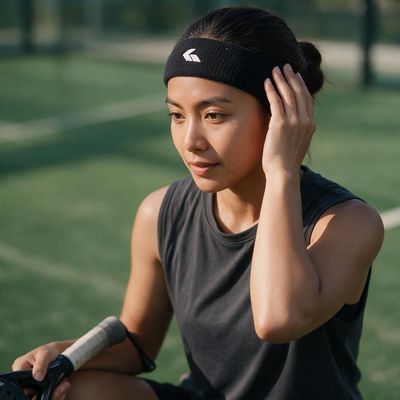 GWONN - SweatShield Headband – BLACK