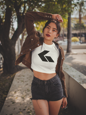 GWONN - SUPPORTER Crop Top - WHITE