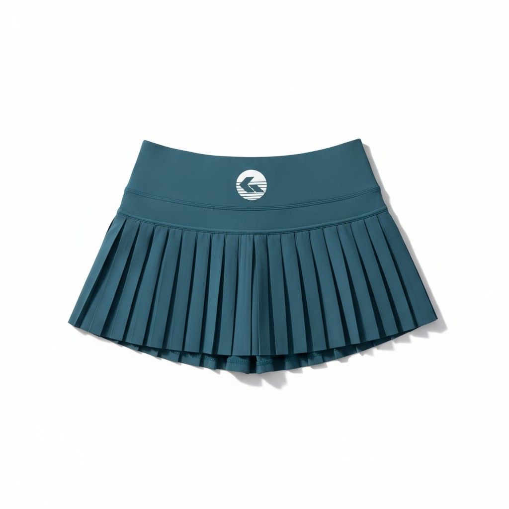 GWONN - PLEATS MINI Skirt, Color: Green, Size: S