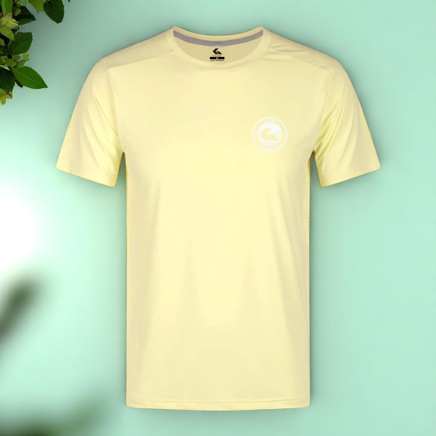 GWONN's PASTEL Padel Tee, Size: M, Color: YELLOW
