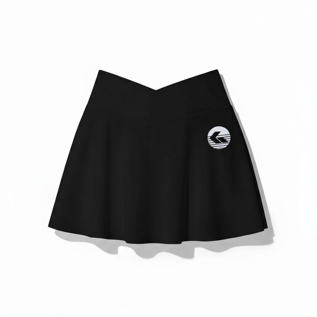GWONN - ACE FIT LUXE Skirt, Size: S, COLOUR: Black