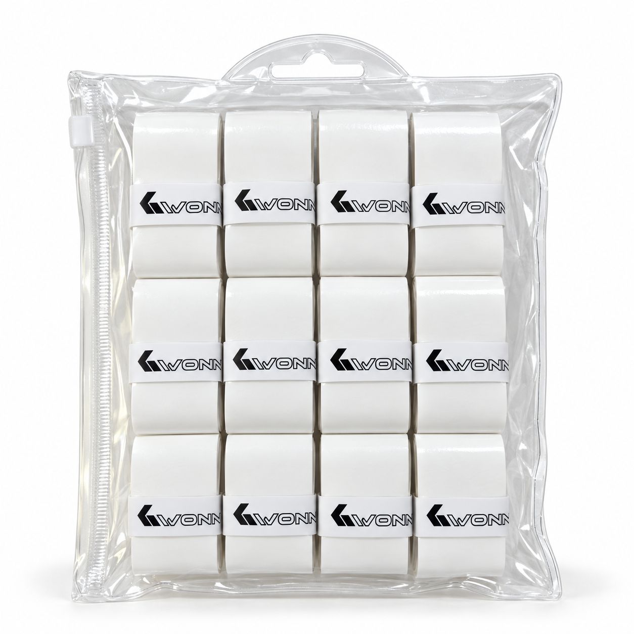 GWONN PROGRIP Padel Overgrips – 12-Pack, Color: White