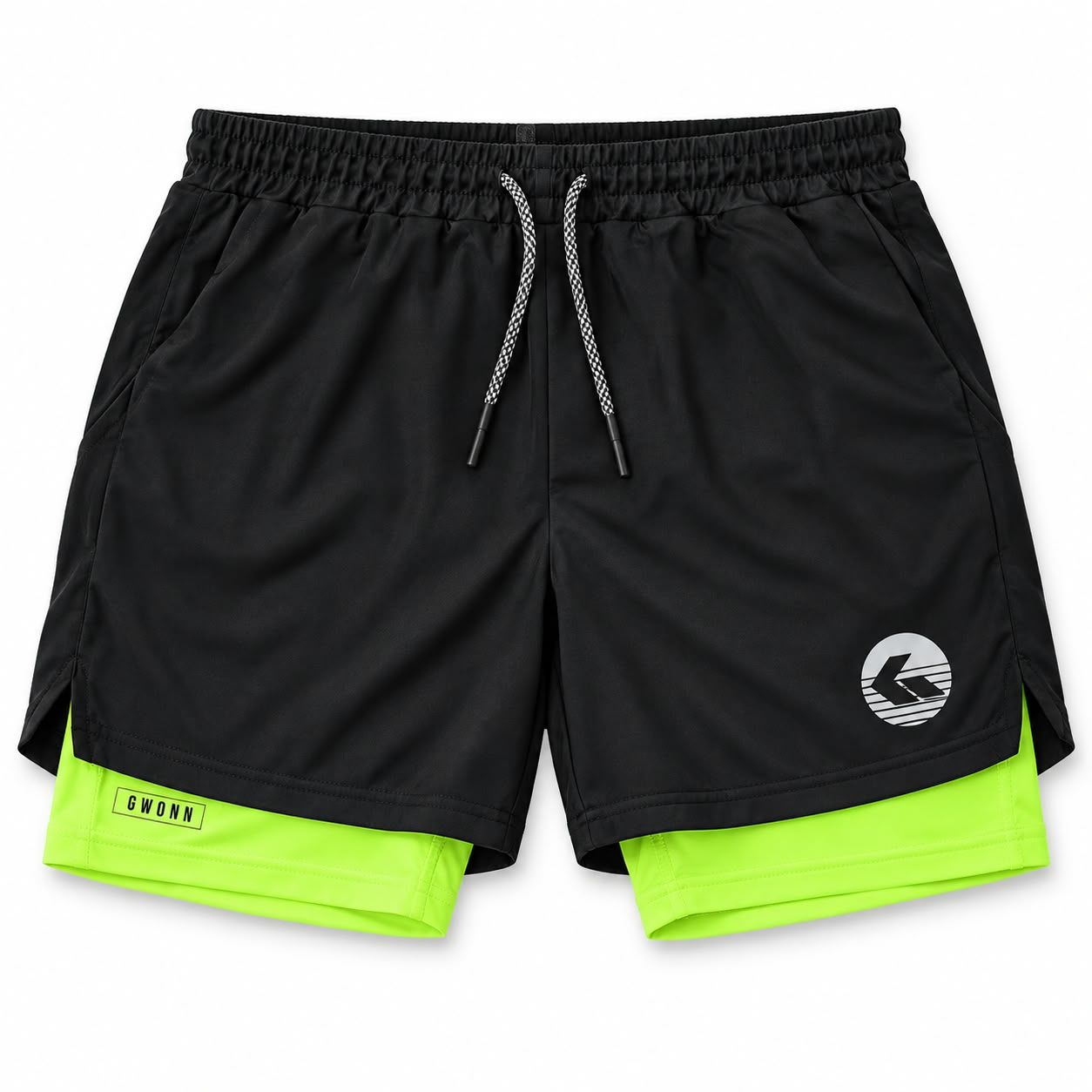 GWONN – AEROLOCK 2-in-1 Performance Shorts, Size: L