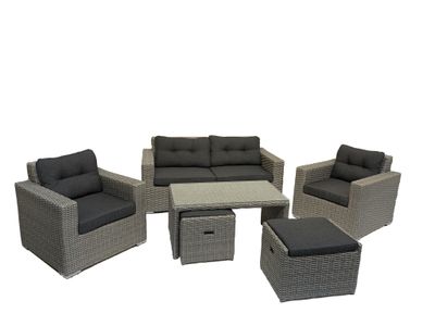 6-persoons Loungeset Garonne Blended Grey | Incl. tafel 1068731