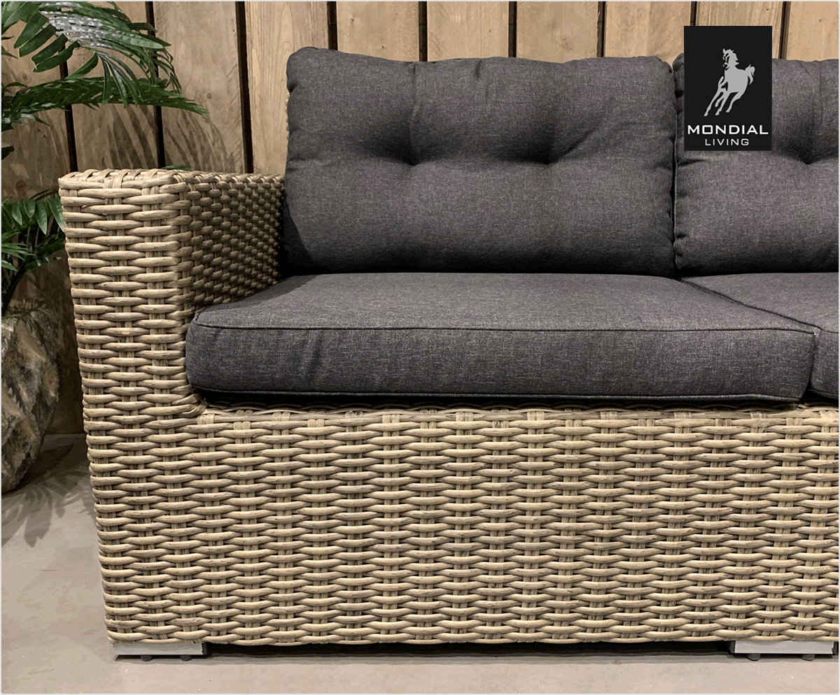 6-persoons Loungeset Garonne Forest Grey | Incl. tafel