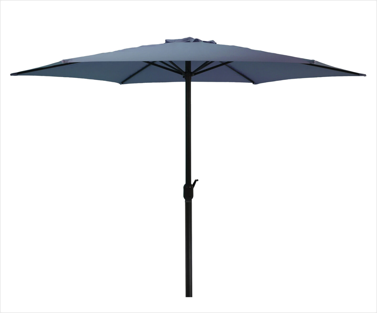 Parasol Donkerblauw Ø300 cm voor Tuin en Terras | met handig opdraaisysteem