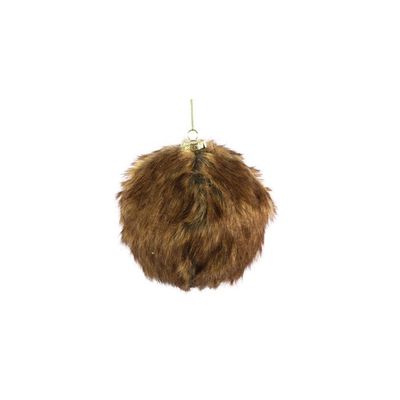 Decostar Kerstbal Cezar | Ø 12 cm | Textiel | Bruin 1075877