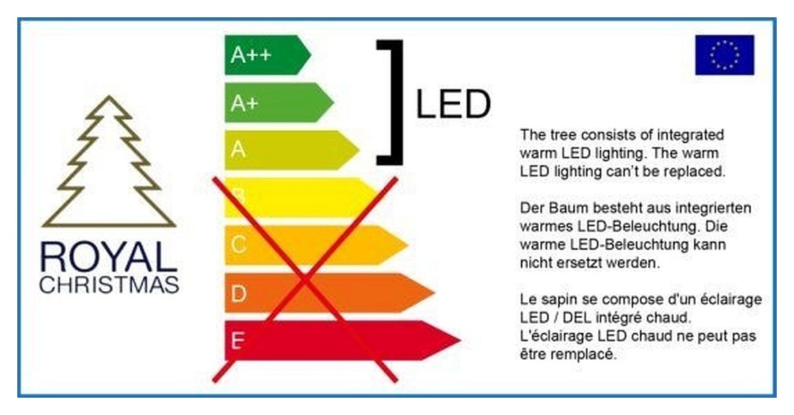 Royal Christmas Kerstkrans Chicago Ø90cm | Inclusief LED