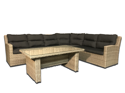 6-persoons Loungeset Merano Forest Grey | Hoekset incl. tafel 1068730