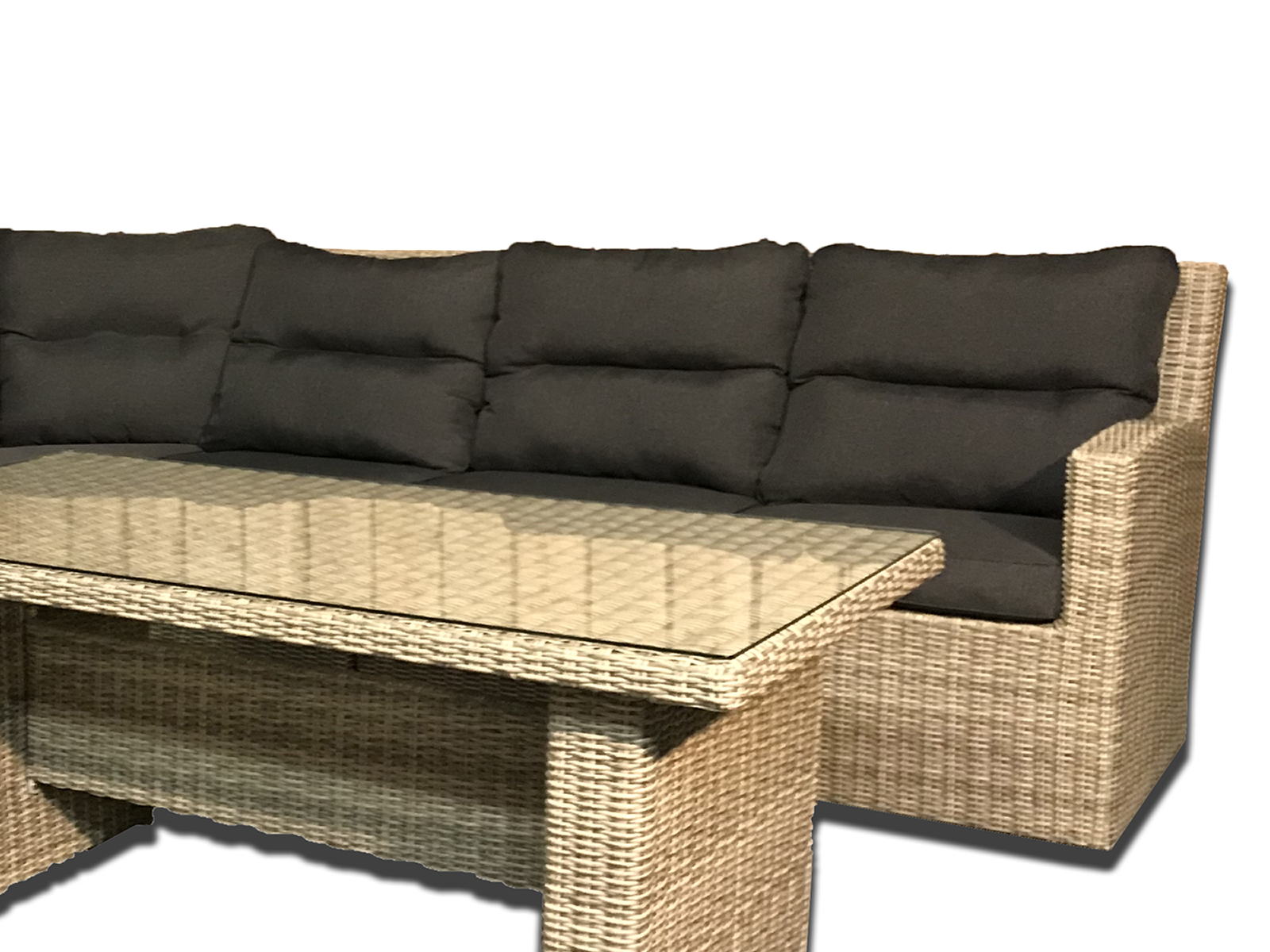 6-persoons Loungeset Merano Forest Grey | Hoekset incl. tafel