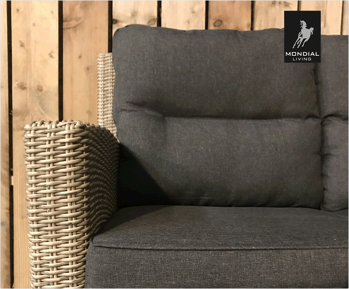 6-persoons Loungeset Merano Forest Grey | Hoekset incl. tafel