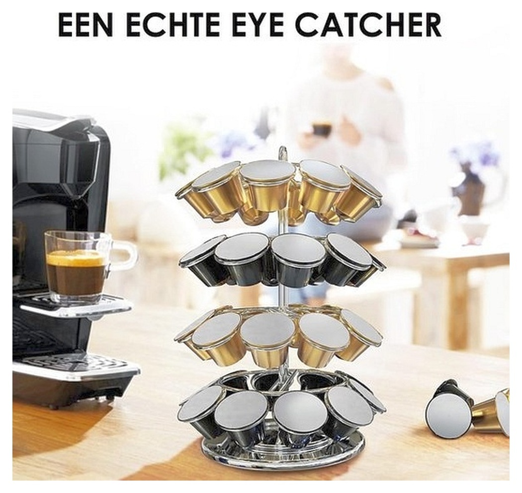 Nespresso® capsulehouder voor 40 cups | 360° draaibaar