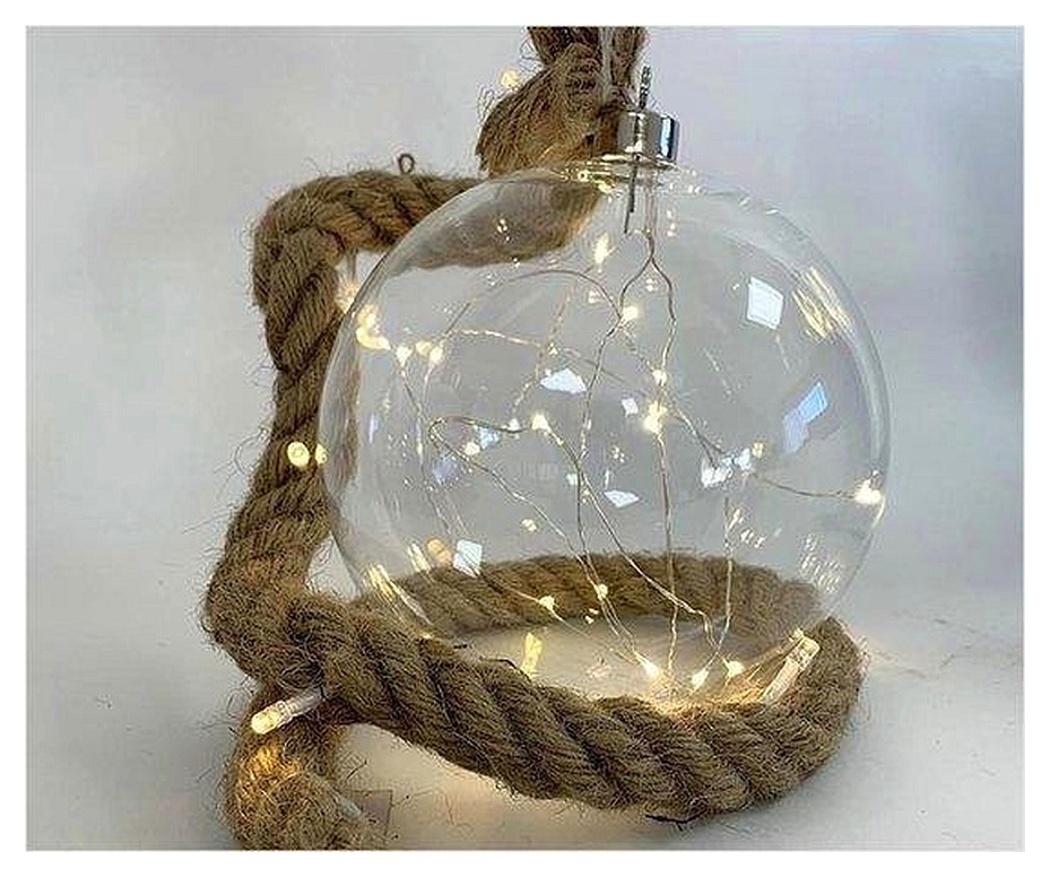 Kerstverlichting / Kerstbal met LED Ø15 cm · Rahel Glashelder