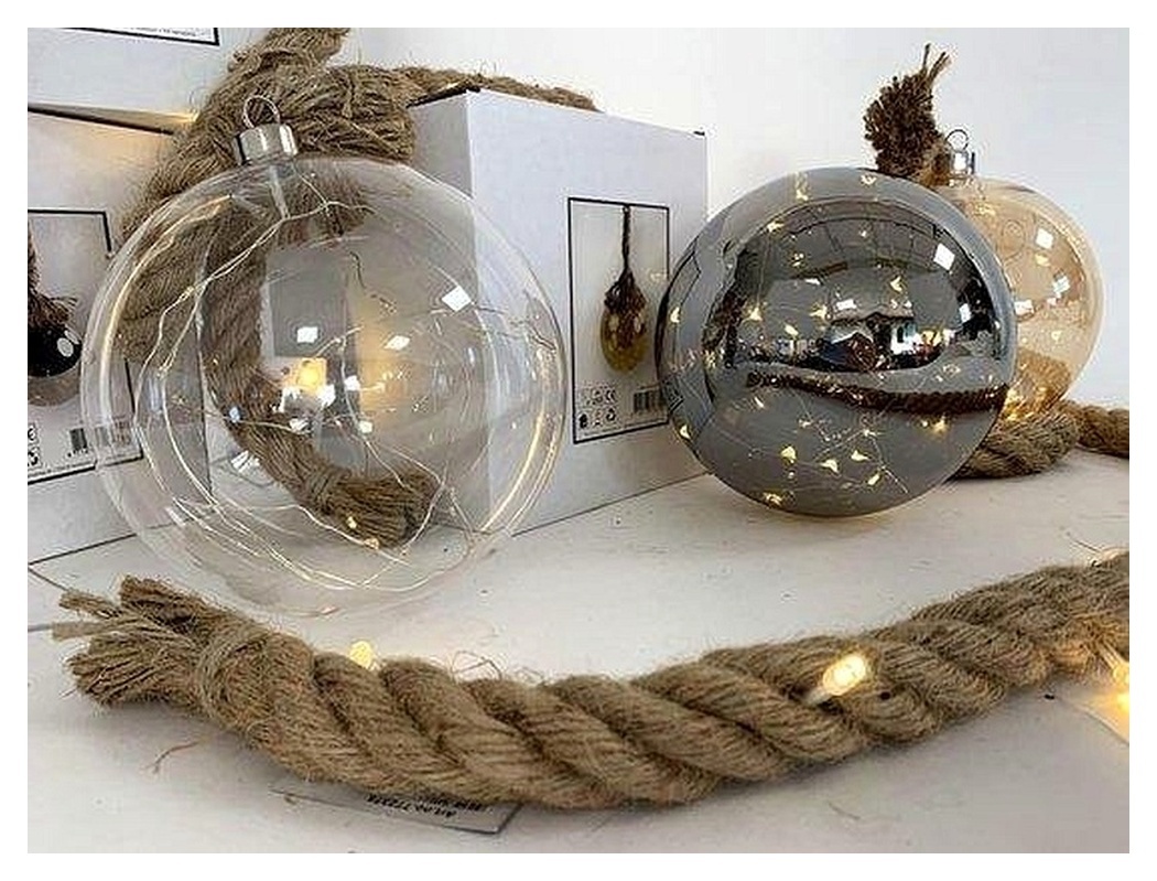Kerstverlichting / Kerstbal met LED Ø15 cm · Rahel Glashelder