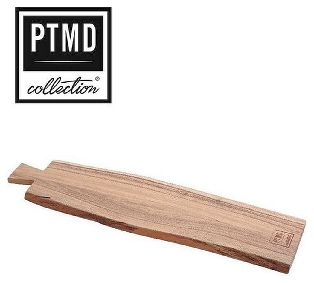 PTMD® Snijplank / Dienblad / Decoratief Plateau van mangohout 65 x 15 cm | type Myko dikte 16 mm