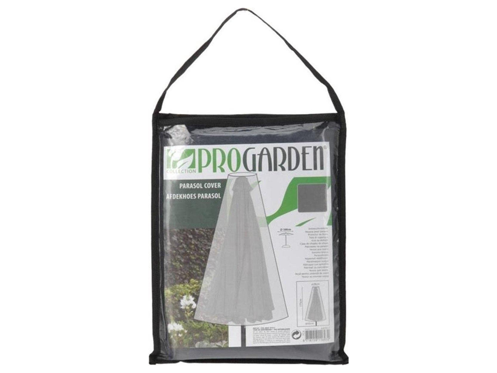 Parasol Gemini Donkergrijs/Antraciet Ø300 cm | met Gratis Opberghoes