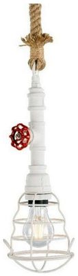 Hanglamp Brandweerslang Pendant Light| 115 cm | Wit 1074061