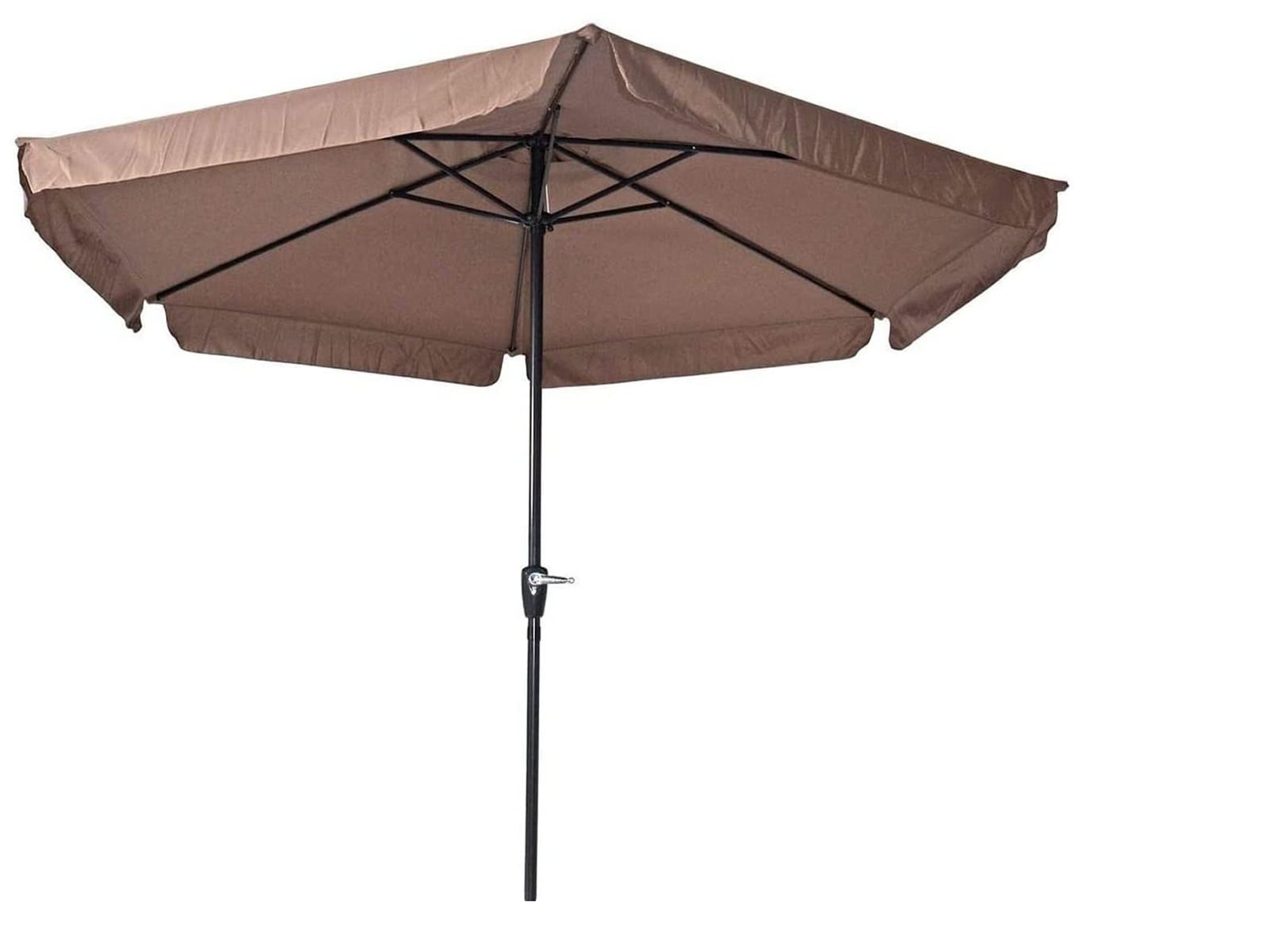 Parasol Gemini Taupe Ø300 cm | met Gratis Opberghoes