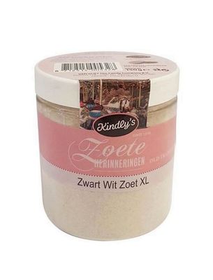 Kindy's Zwart Wit Zoet XL | 150 gram | Snoep 1023891