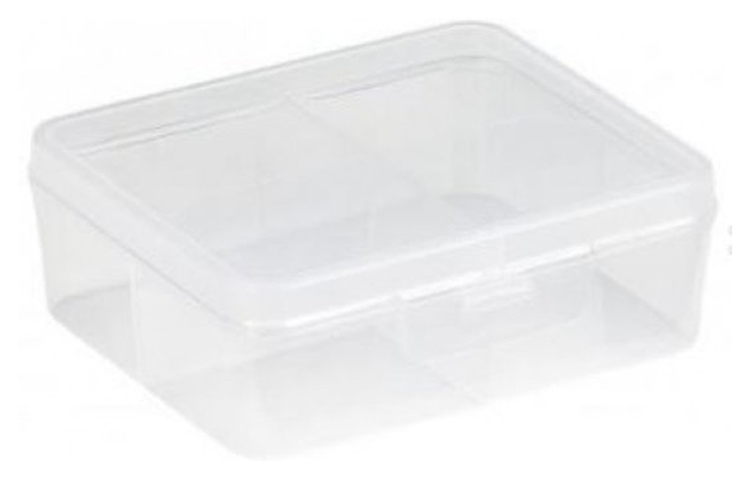 Sunware Q-Line Assortimentsdoos transparant - 4 vakjes