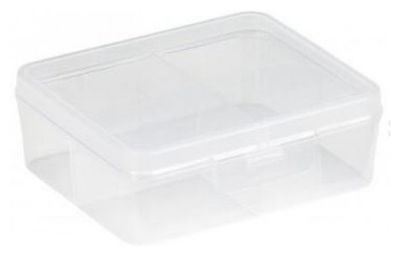 Sunware Q-Line Assortimentsdoos transparant - 4 vakjes 1070019