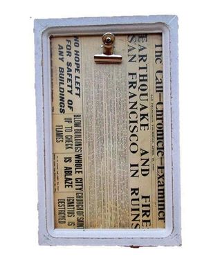 Houten Klambord 15 x 24 cm - Handige Wanddecoratie met Klem 1062893