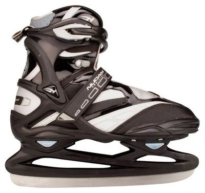 Nijdam 3382 Pro Line IJshockeyschaats - Schaatsen - Unisex - Volwassenen - Zwart - Maat 48 1047786