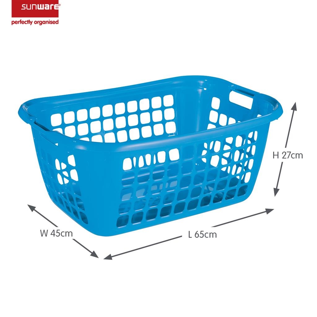 Sunware Wasmand Laundry 65 cm Blauw