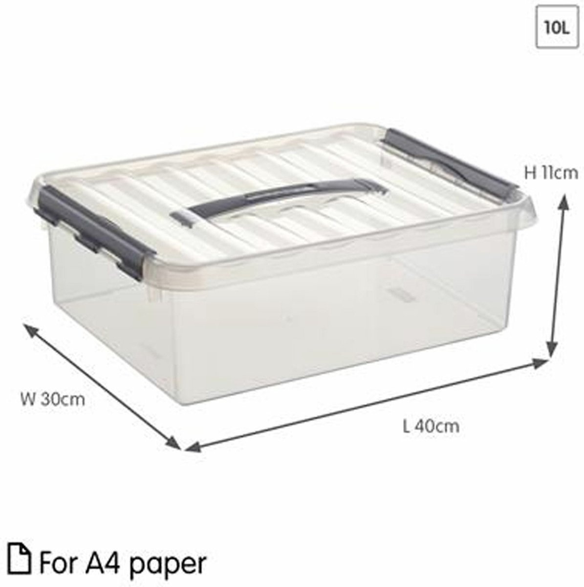 Sunware Q-Line Opbergbox 10 Liter