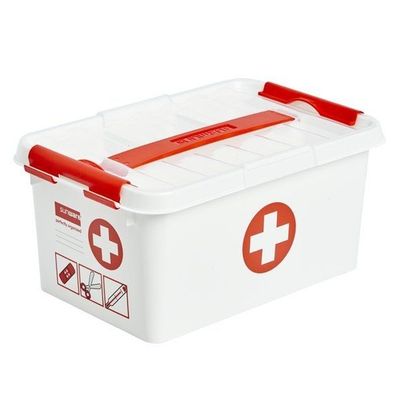 Sunware Q-Line First Aid Box met Deksel 6 Liter 1037181