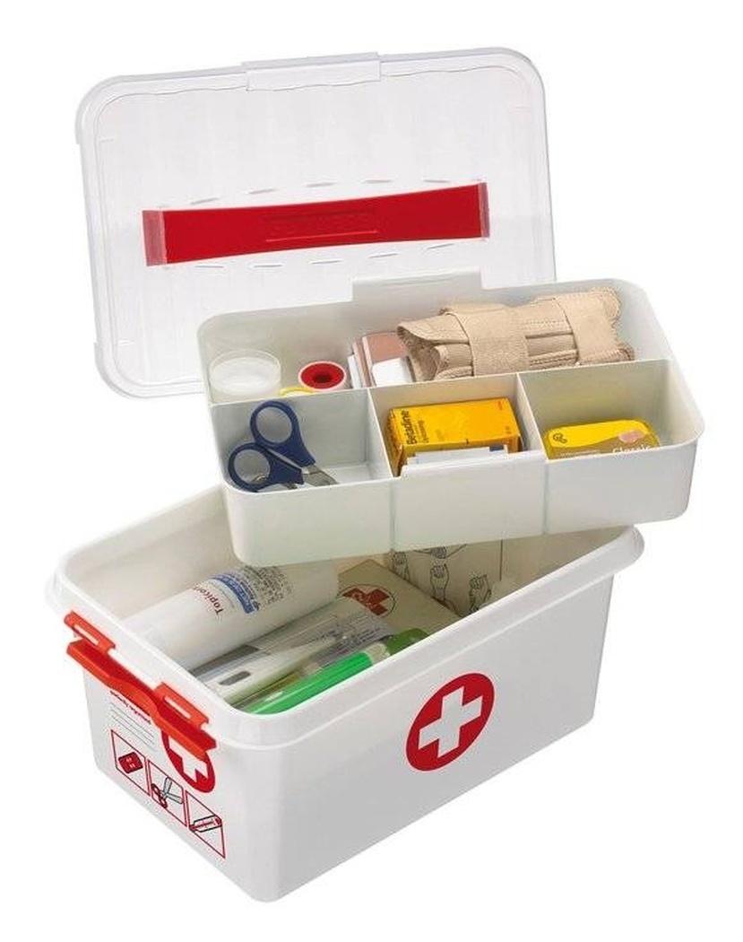 Sunware Q-Line First Aid Box met Deksel 6 Liter