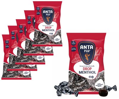 Voordeelverpakking Snoepgoed - 6 zakken Antiflu Menthol Drop á 165 gram 1081900
