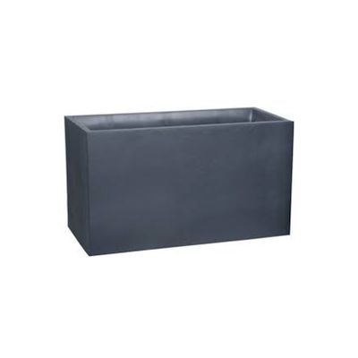 EDA Plantenbak - Bloembak - 116L - 99,5 x 39,5 x 60 cm - Antraciet 1080722
