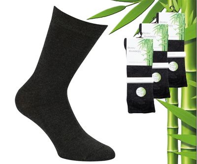 3 Paar Boru Bamboo Sokken - Bamboe - Antra - Maat 35-38 1082414