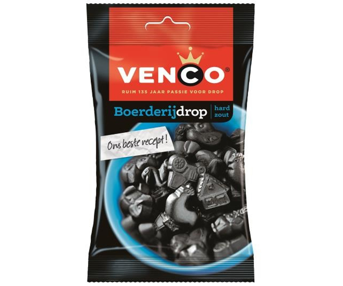 Voordeelverpakking Snoepgoed - 6 zakken Venco Boerderijdrop á 173 gram