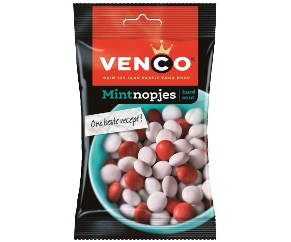 Voordeelverpakking Snoepgoed - 6 zakken Venco Mintnopjes á 173 gram