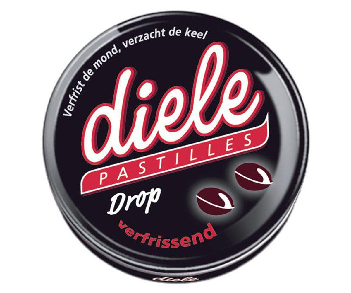 Voordeelverpakking Snoepgoed - 6 doosjes Diele Pastilles Drop In Blik á 75 gram