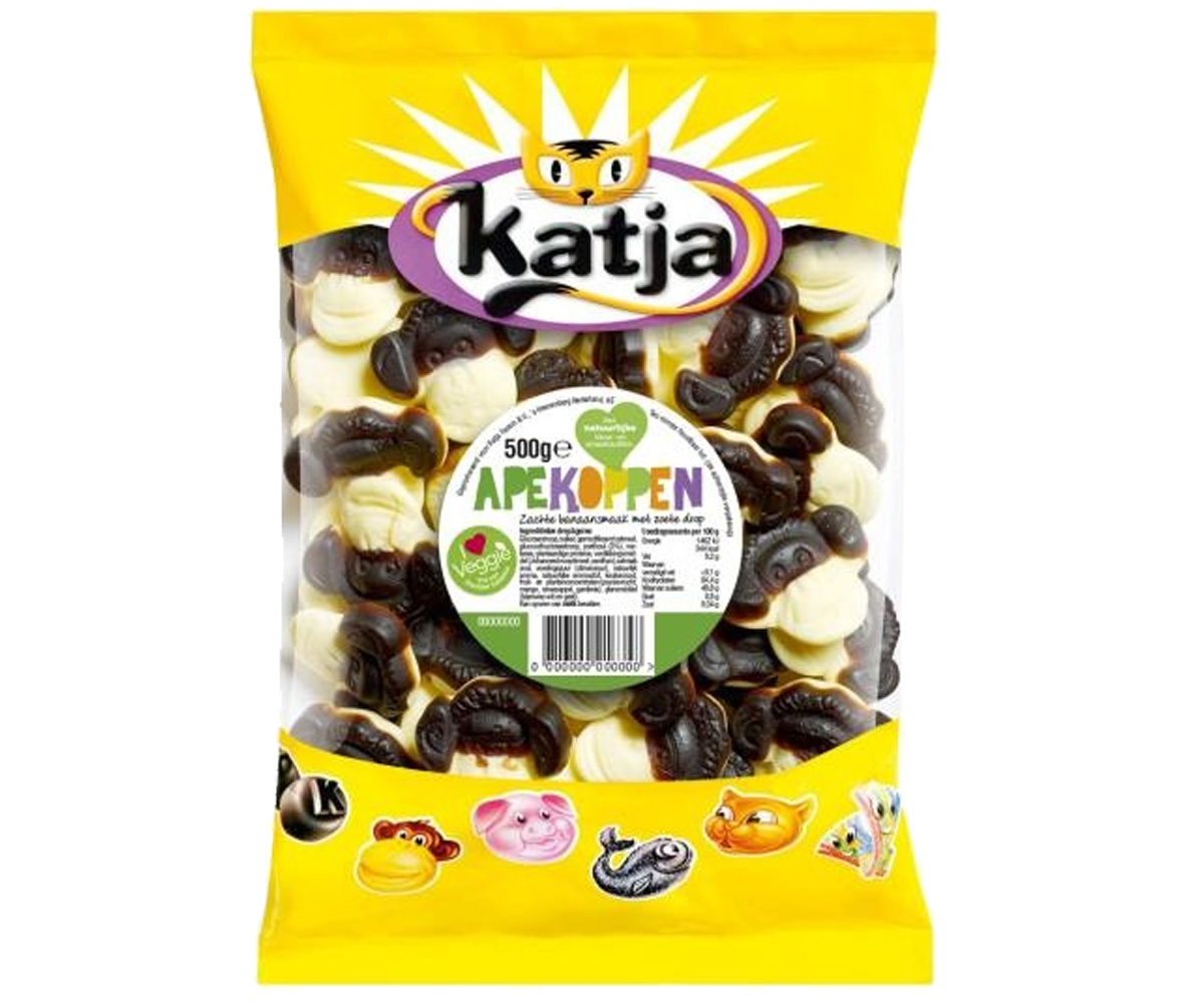 Voordeelverpakking Snoepgoed - 6 zakken Katja Apekoppen á 500 gram