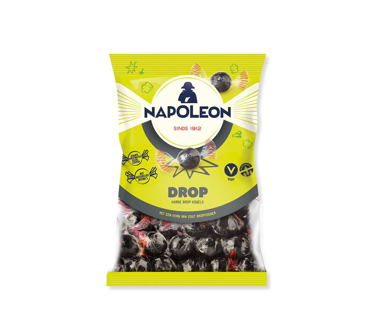 Voordeelverpakking Snoepgoed - 6 zakken Napoleon Drop Kogels á 150 gram