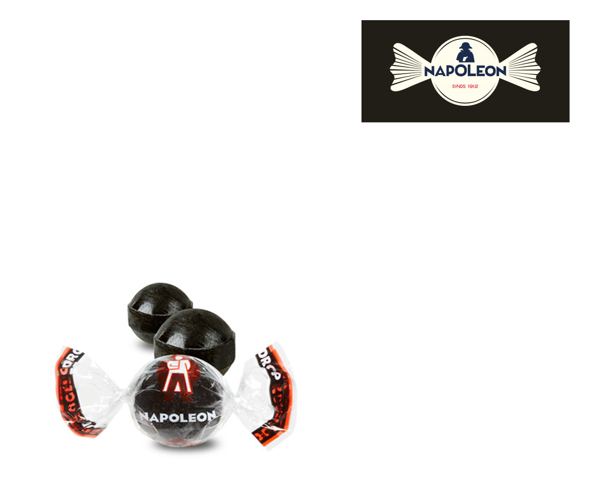 Voordeelverpakking Snoepgoed - 6 zakken Napoleon Drop Kogels á 150 gram