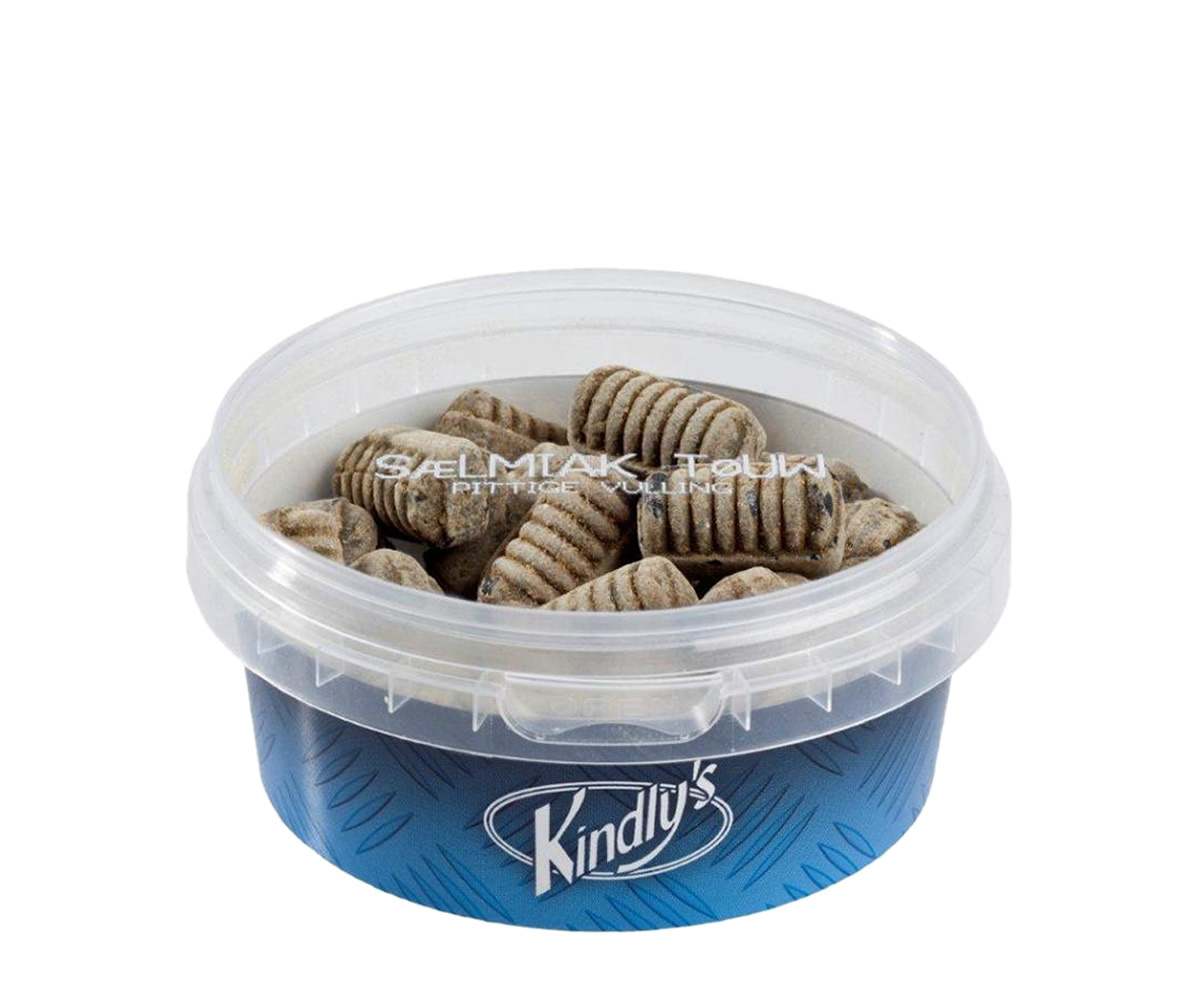 Voordeelverpakking Snoepgoed - 6 potjes Kindlys Bakje Salmiak Touw á 110 gram