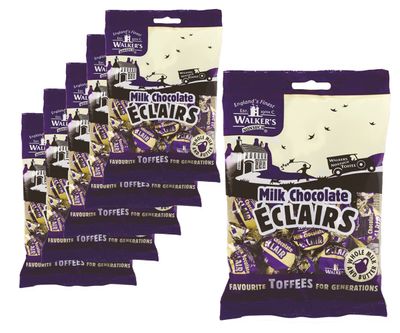 Voordeelverpakking Snoepgoed - 6 zakken Walkers Milk Chocolate Eclairs á 150 gram 1081726