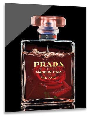 ter Halle® Glasschilderij 60 x 80 cm | Prada Parfume Rood 1080673