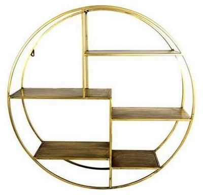 Non-branded Wandrek Gordonville 26 X 92 cm Staal Goud 1075809
