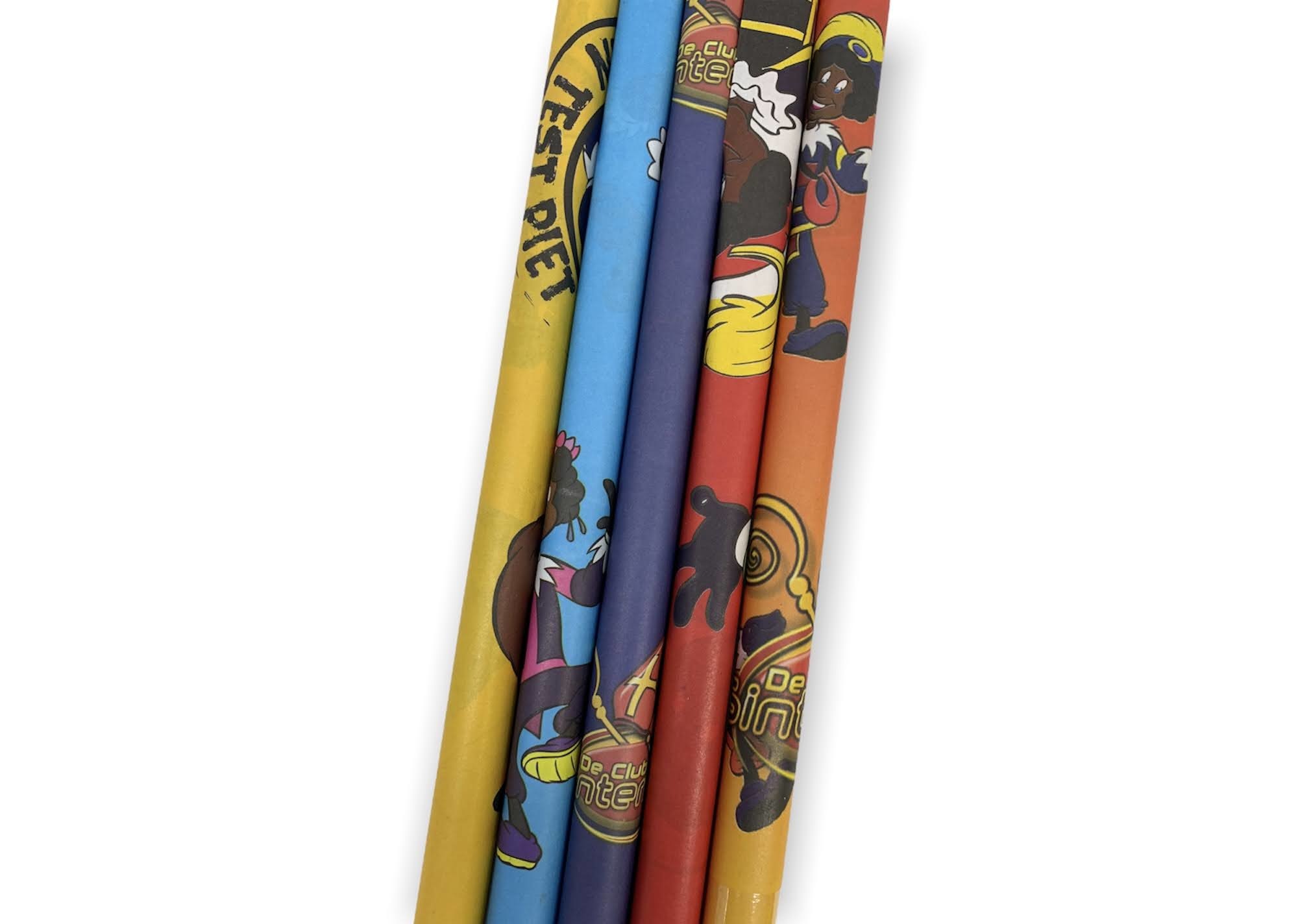 20x Pakket met 5 rollen Sinterklaaspapier 100 x 52 cm