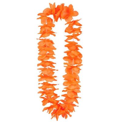 Pakket met 500 stuks Oranje Krans Hawaii | Oranje Feestartikelen | Feestkleding EK/WK Voetbal 1081390