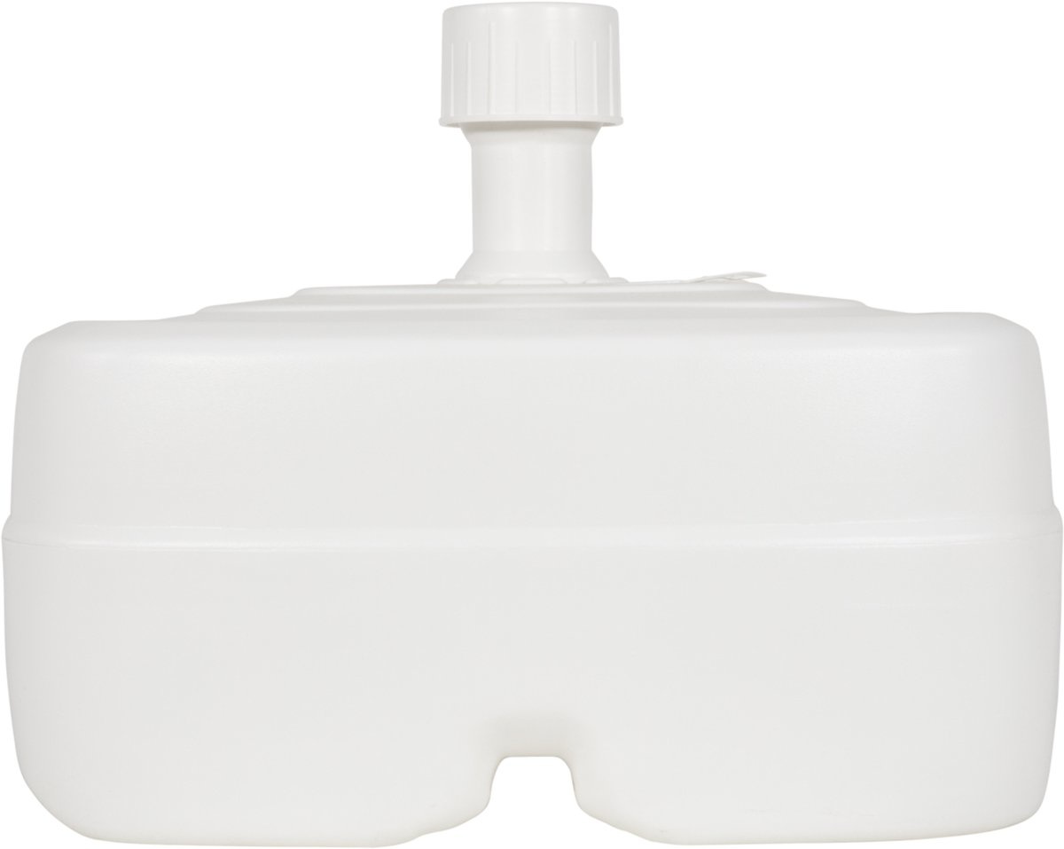 Kunststof Parasolvoet Wit | Vulbaar 45 liter